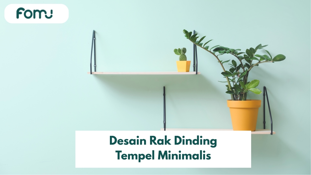 6 Desain Rak Dinding Tempel Minimalis untuk Rumah